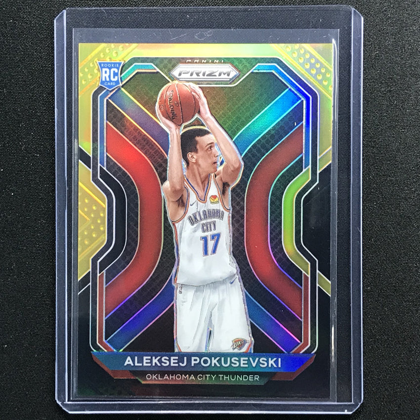 2020-21 Prizm ALEKSEJ POKUSEVSKI Rookie Black Gold 3/5 #264