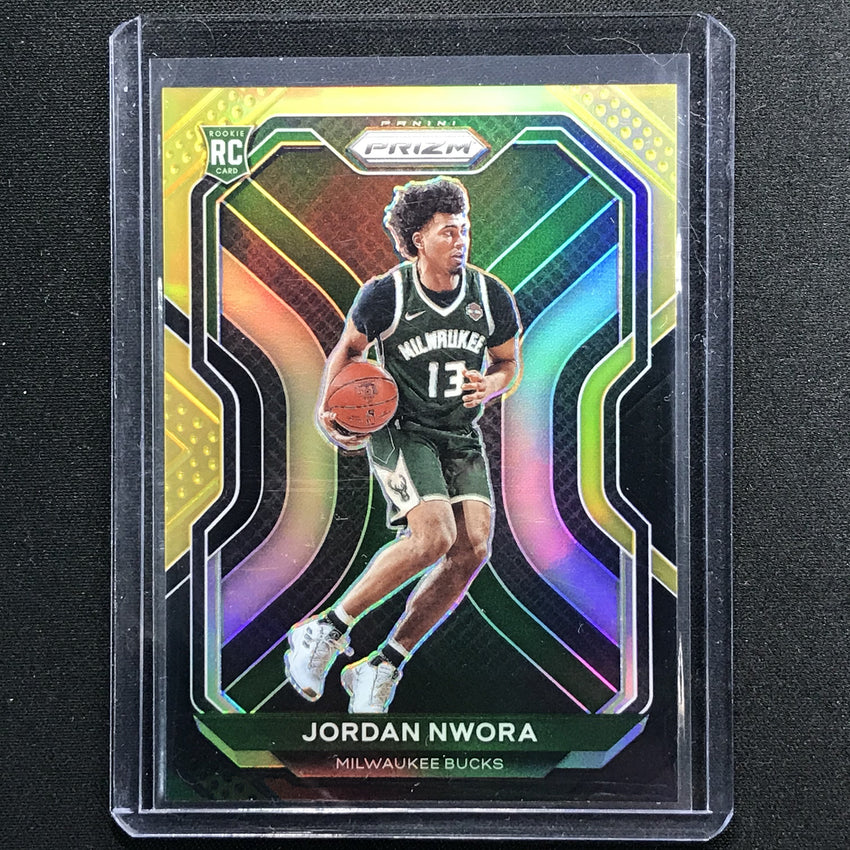 2020-21 Prizm JORDAN NWORA Rookie Black Gold 4/5 #273