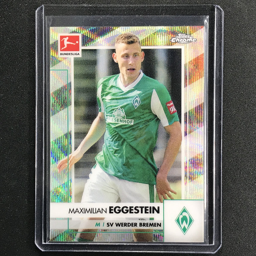 2020-21 Topps Chrome Bundesliga Maximilian Eggestein X-fractor 122/250