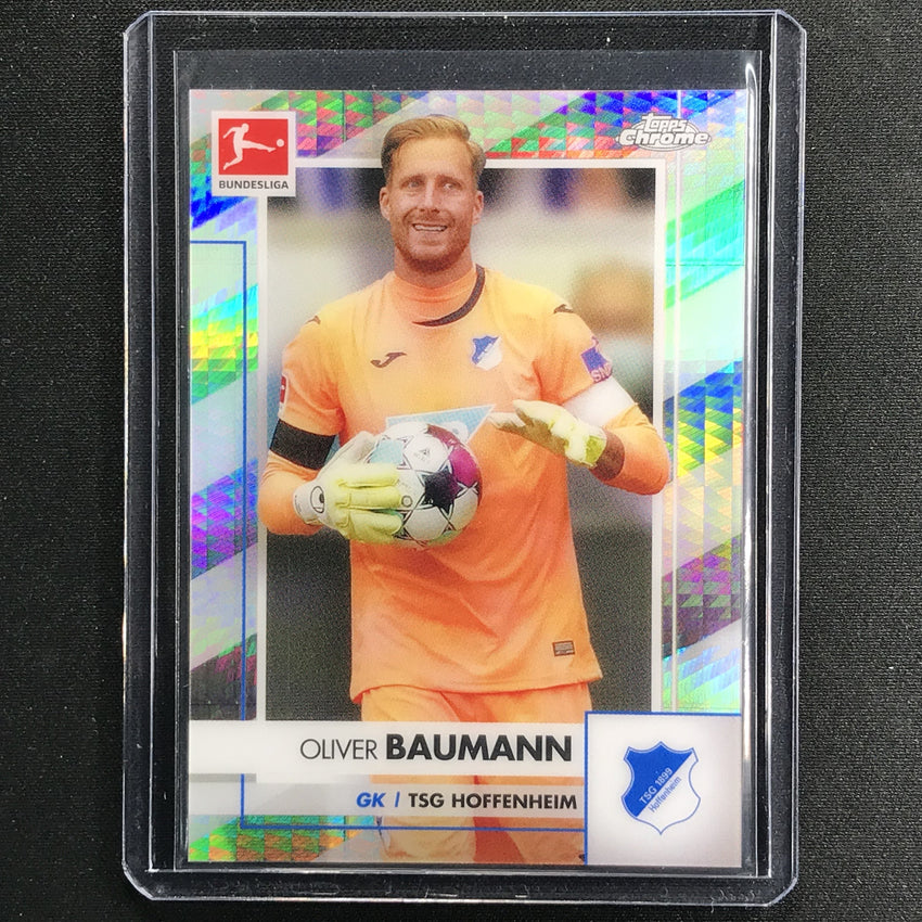 2020-21 Topps Chrome Bundesliga Oliver Baumann Prism Refractor 160/199