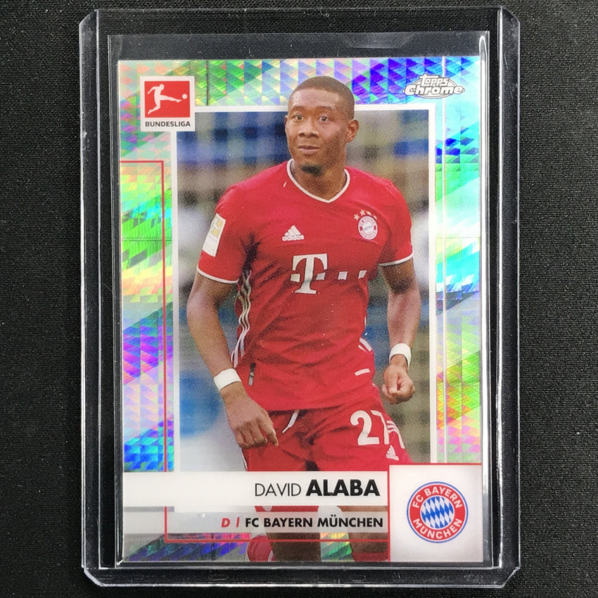 2020-21 Topps Chrome Bundesliga David Alaba Prism Refractor 4/199