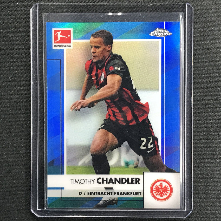2020-21 Topps Chrome Bundesliga Timothy Chandler Blue Refractor 25/150