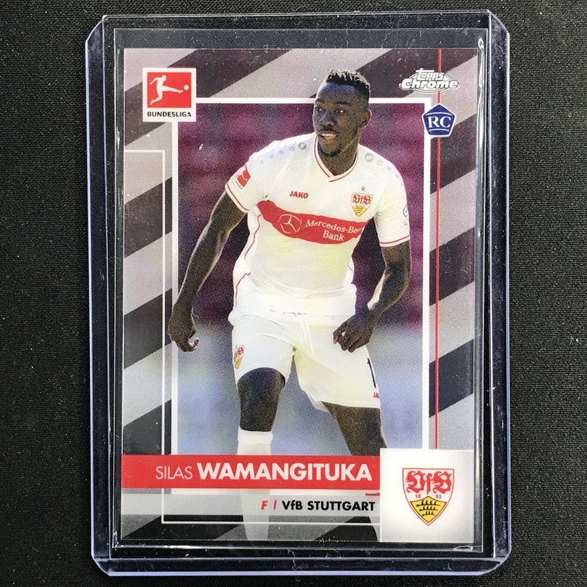 2020-21 Topps Chrome Bundesliga Silas Wamangituka Rookie No 93
