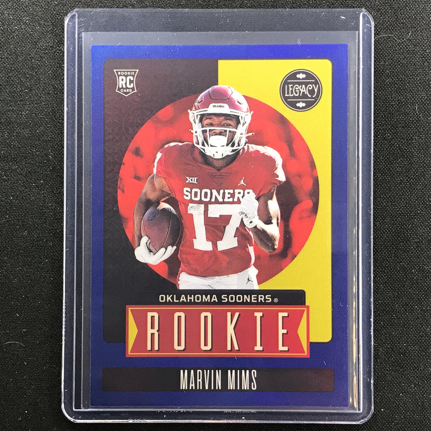 2023 Legacy Marvin Mims Rookie Premium Edition Sapphire 11/35