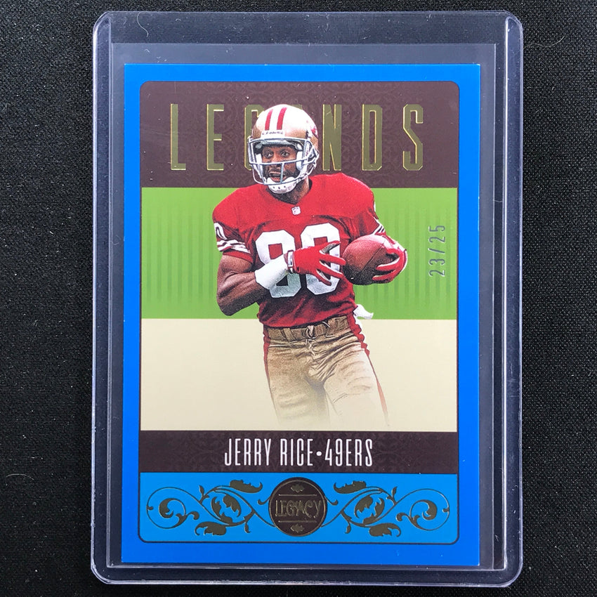 2023 Legacy Jerry Rice Legends Indigo 23/25