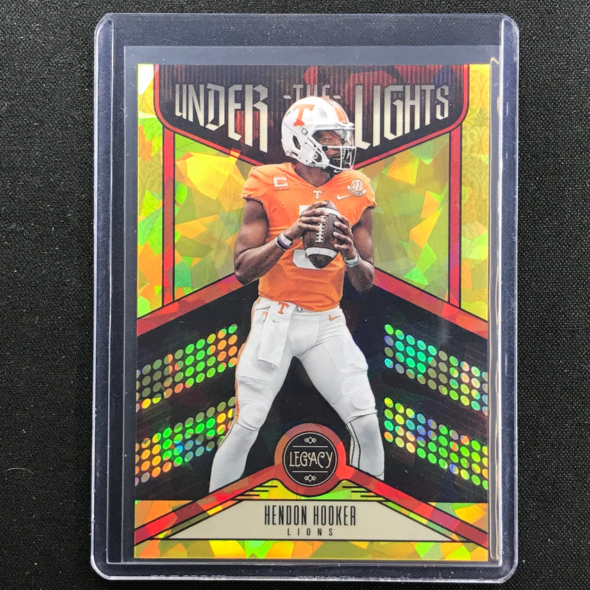 2023 Legacy Hendon Hooker Under The Lights Rookie Yellow Diamond 5/25