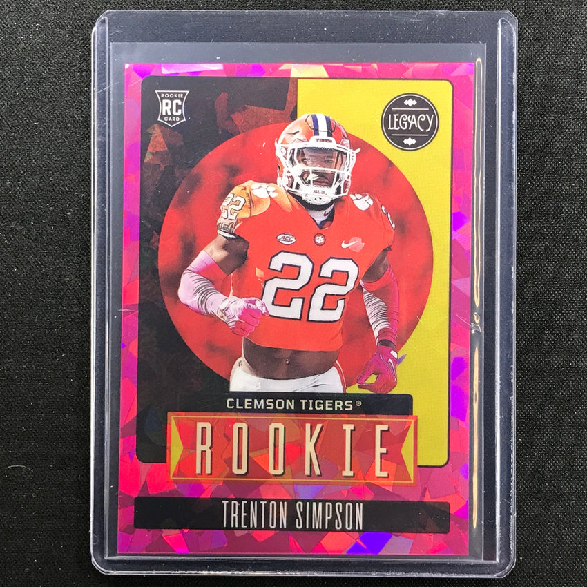 2023 Legacy Trenton Simpson Rookie Premium Edition Pink Diamond 7/10