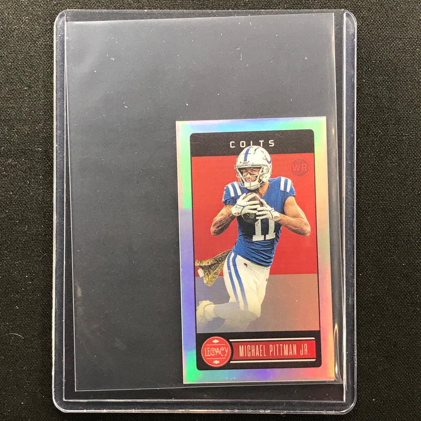 2023 Legacy Michael Pittman Jr. Base Premium Mini Silver Prizm No 42