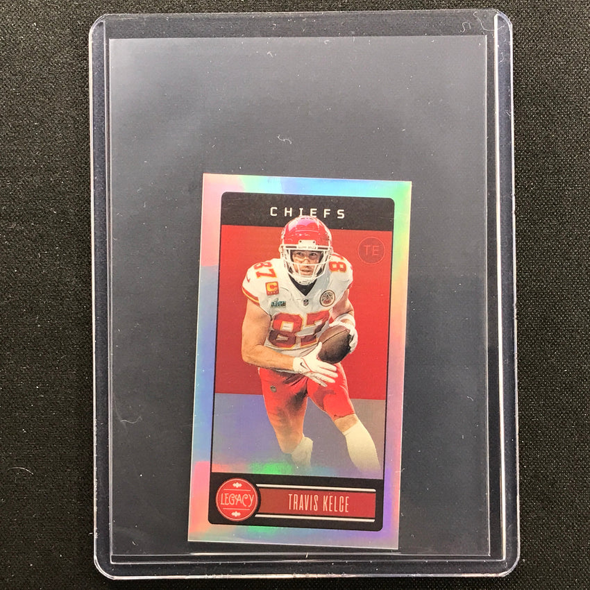 2023 Legacy TRAVIS KELCE Base Premium Mini Silver Prizm #47