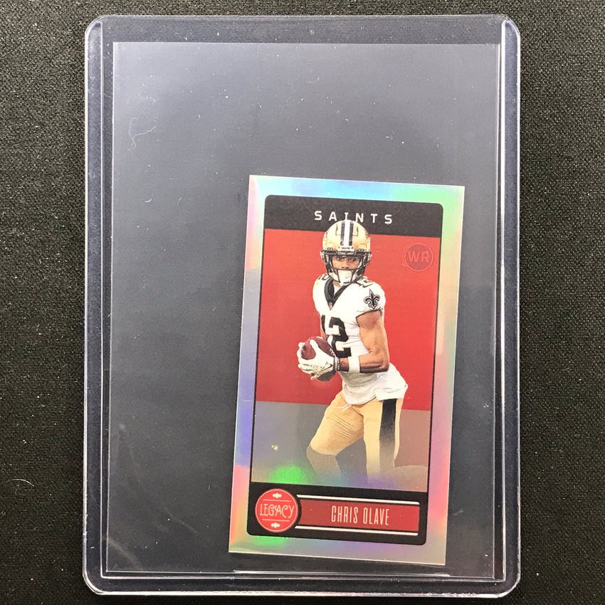 2023 Legacy CHRIS OLAVE Base Premium Mini Silver Prizm #72