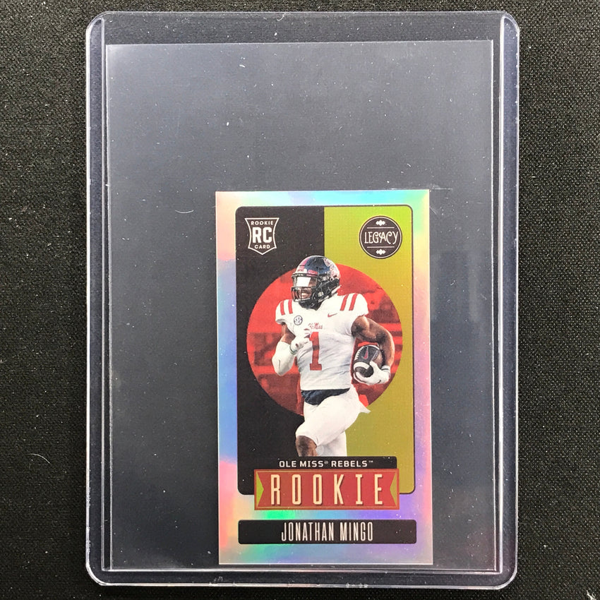 2023 Legacy Jonathan Mingo Rookie Premium Mini Silver Prizm No 192