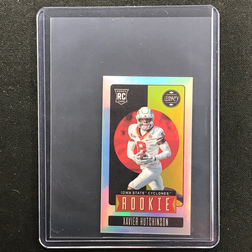 2023 Legacy XAVIER HUTCHINSON Rookie Premium Mini Silver Prizm #195