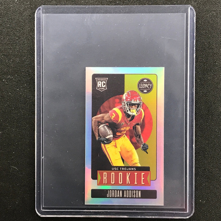 2023 Legacy JORDAN ADDISON Rookie Premium Mini Variation Silver Prizm #JA