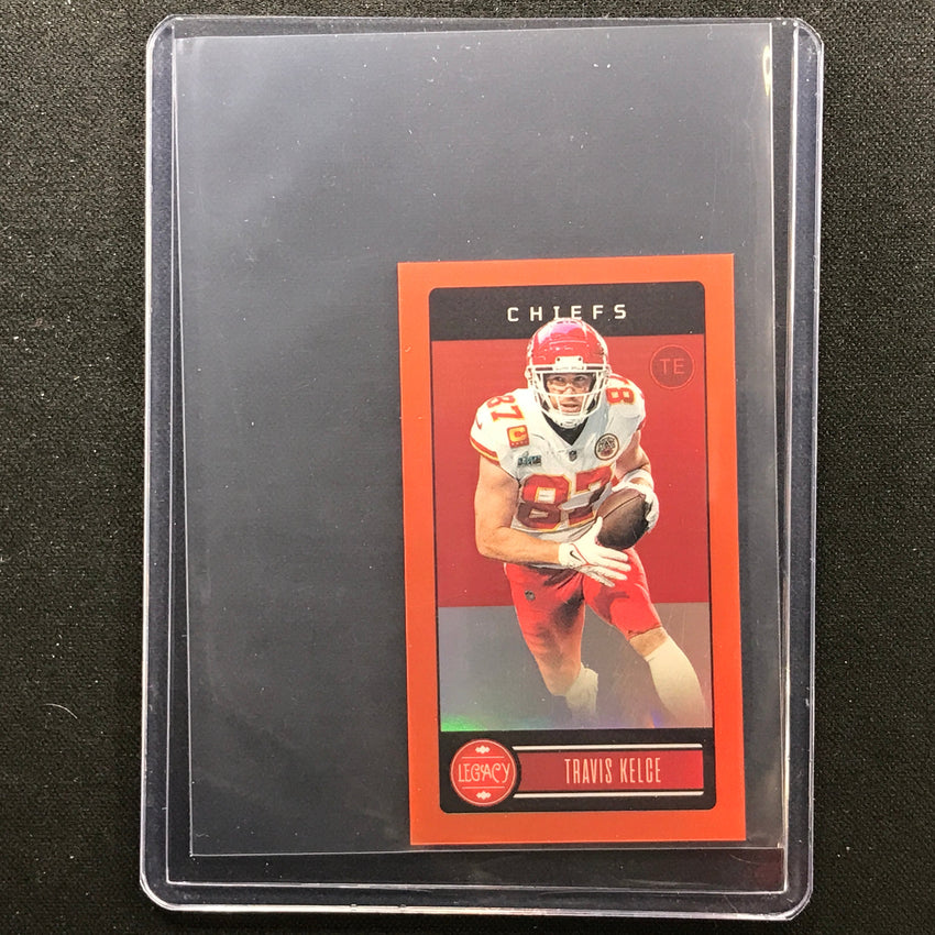 2023 Legacy Travis Kelce Base Premium Mini Orange 21/125