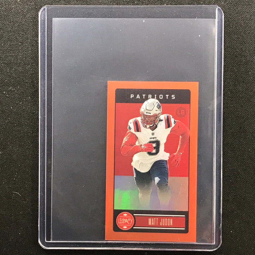 2023 Legacy Matt Judon Base Premium Mini Orange 11/125