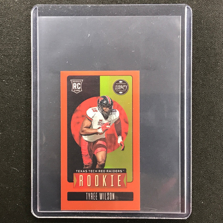 2023 Legacy Tyree Wilson Rookie Premium Mini Orange 55/125