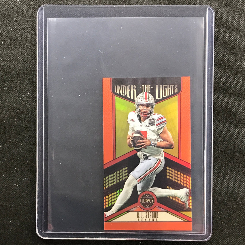 2023 Legacy C.j. Stroud Under The Lights Rookie Mini Orange 103/125