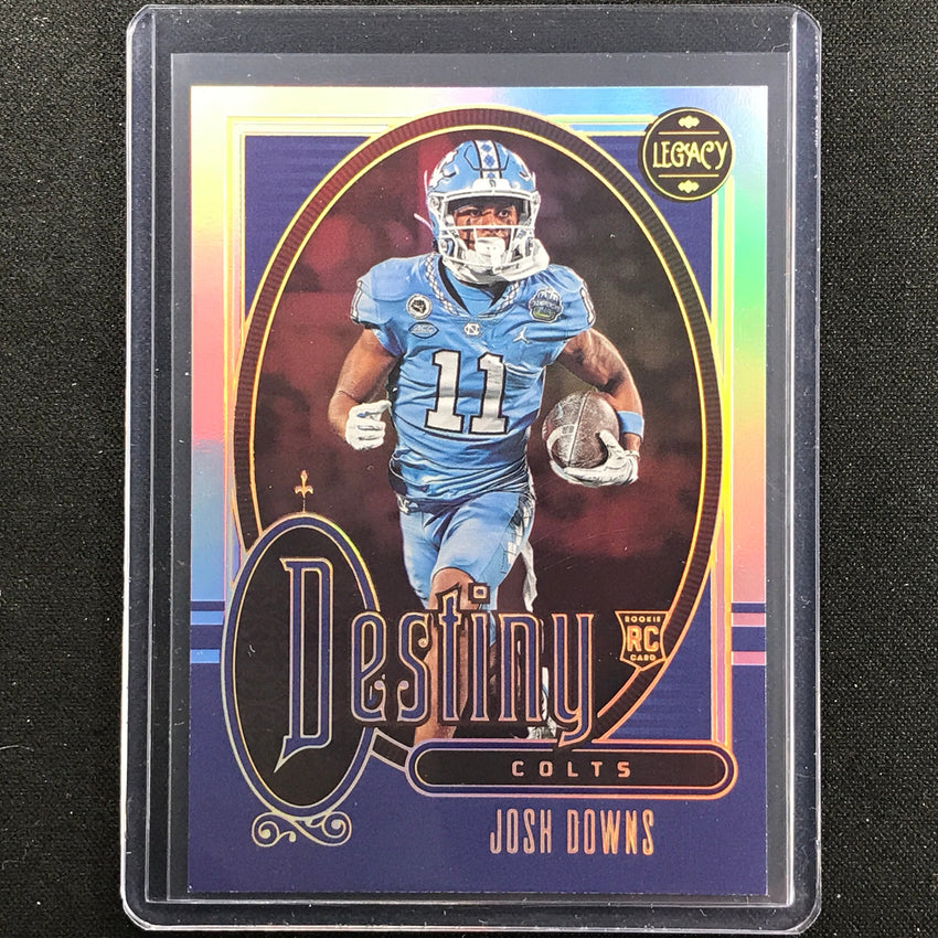 2023 Legacy Josh Downs Destiny Rookie Ssp No 13