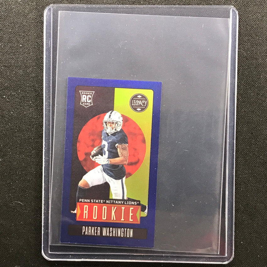 2023 Legacy Parker Washington Rookie Premium Mini Sapphire 9/20