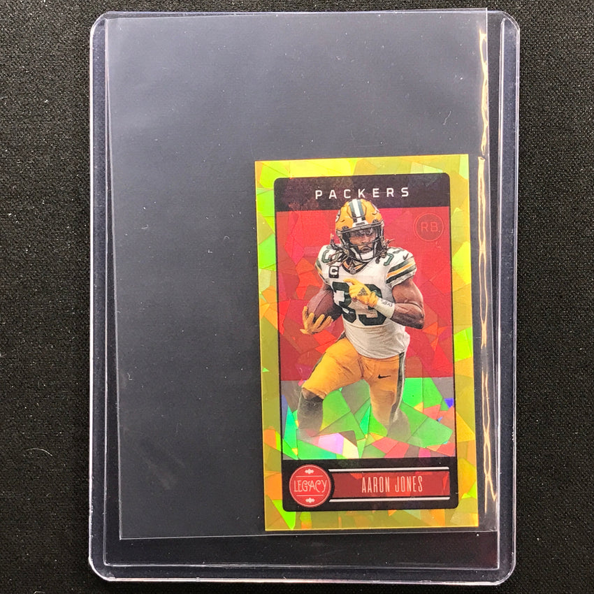 2023 Legacy Aaron Jones Base Premium Mini Yellow Diamond 1/10