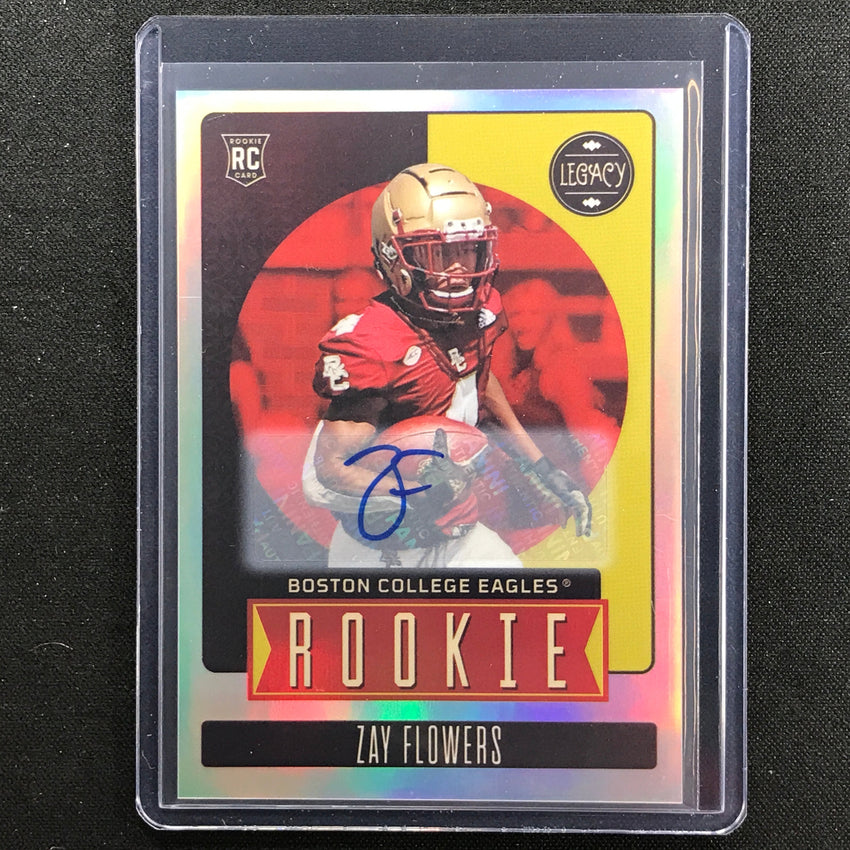2023 Legacy Zay Flowers Rookie Premium Penmanship Auto Silver No 168