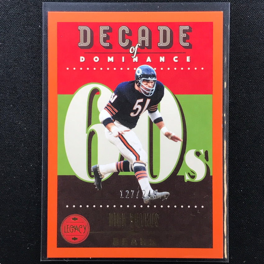 2023 Legacy Dick Butkus Decade Of Dominance Orange /249