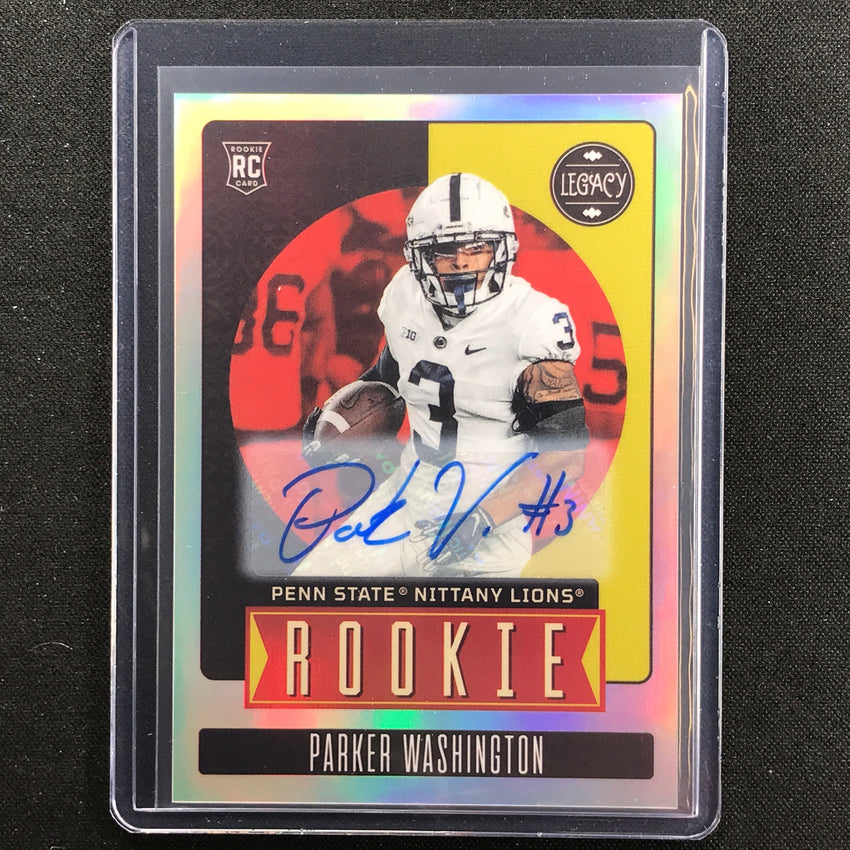 2023 Legacy PARKER WASHINGTON Rookie Premium Penmanship Auto Silver #171