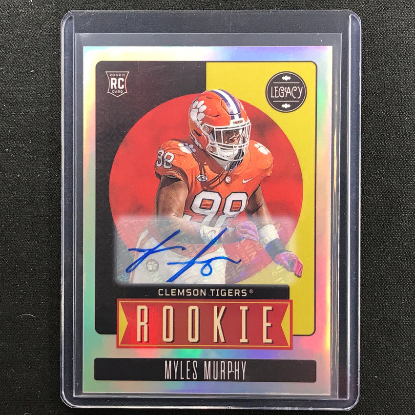 2023 Legacy MYLES MURPHY Rookie Premium Penmanship Auto Silver #179