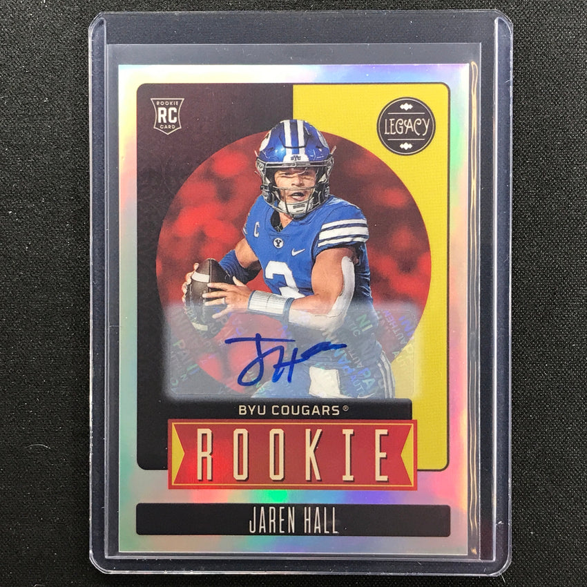 2023 Legacy Jaren Hall Rookie Premium Penmanship Auto Silver No 197
