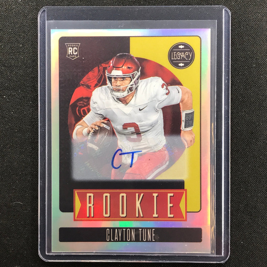 2023 Legacy Clayton Tune Rookie Premium Penmanship Auto Silver No 198