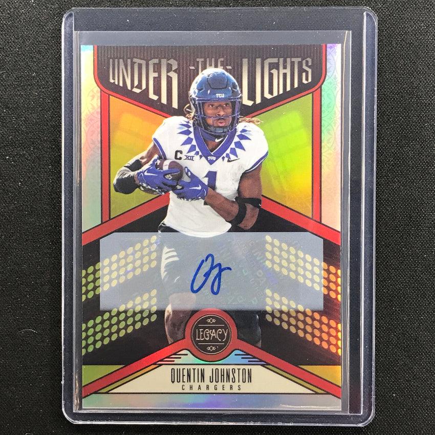 2023 Legacy QUENTIN JOHNSTON Under the Lights Rookie Auto Silver #QJO