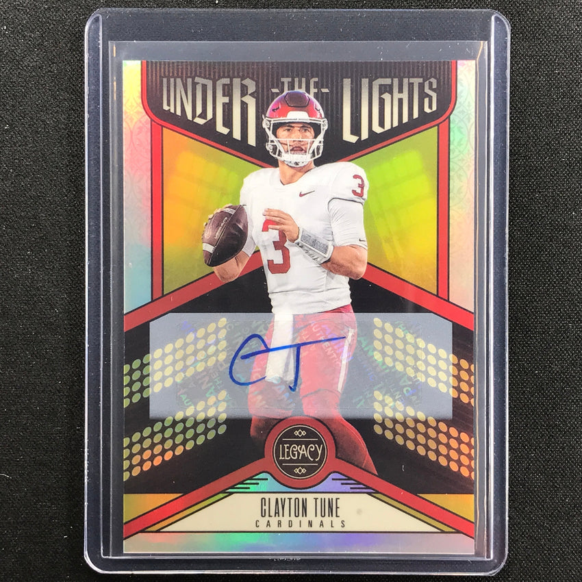 2023 Legacy Clayton Tune Under The Lights Rookie Auto Silver No Ctu