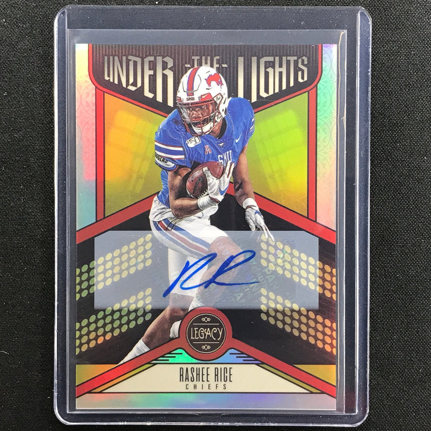 2023 Legacy Rashee Rice Under The Lights Rookie Auto Silver No Rri
