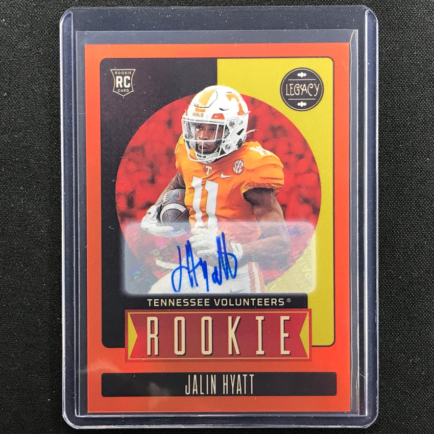 2023 Legacy Jalin Hyatt Rookie Premium Penmanship Auto Orange 26/149