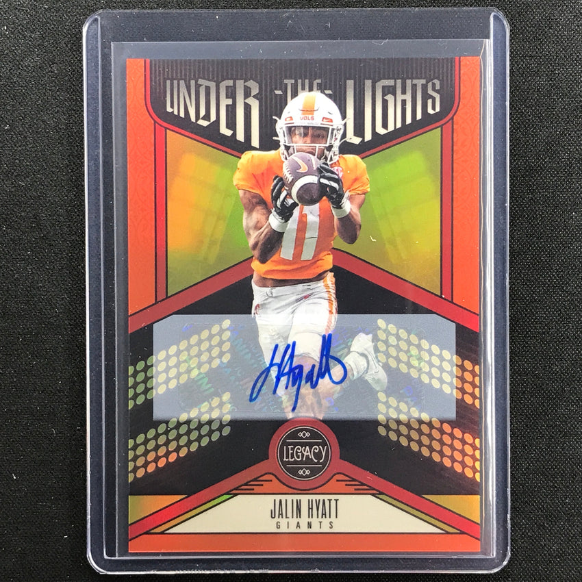 2023 Legacy Jalin Hyatt Under The Lights Rookie Auto Orange 14/149