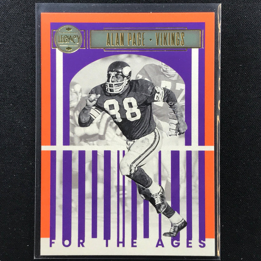 2023 Legacy Alan Page For The Ages Orange /249