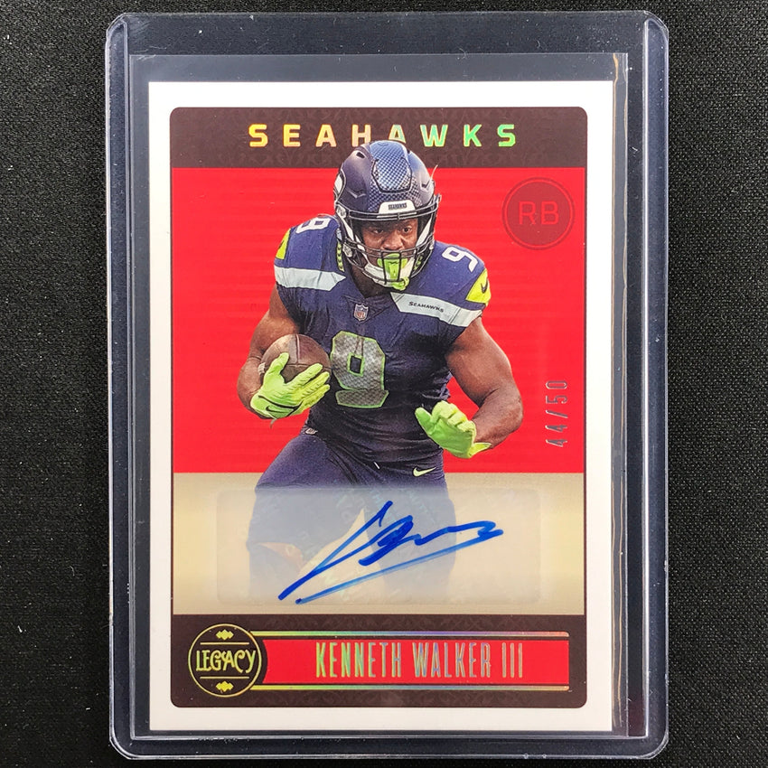 2023 Legacy Kenneth Walker Iii Base Auto Silver 44/50