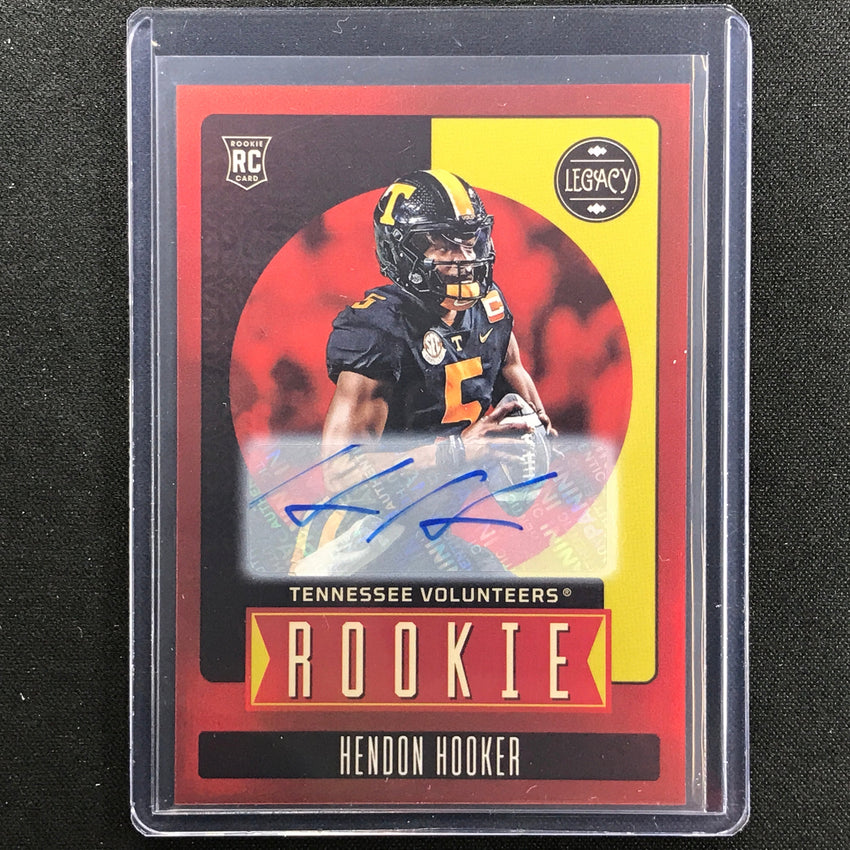 2023 Legacy Hendon Hooker Rookie Premium Penmanship Auto Ruby 12/50