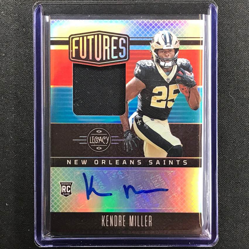 2023 Legacy Kendre Miller Futures Rookie Jersey Patch Auto Silver 135/249