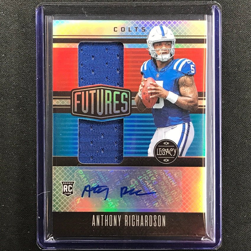 2023 Legacy Anthony Richardson Futures Dual Rookie Jersey Auto Silver 73/249