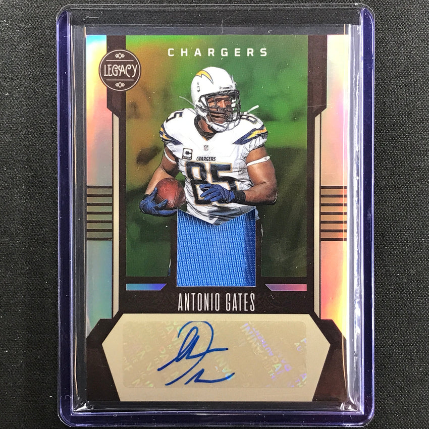 2023 Legacy Antonio Gates Legacy Patch Auto Silver 84/100
