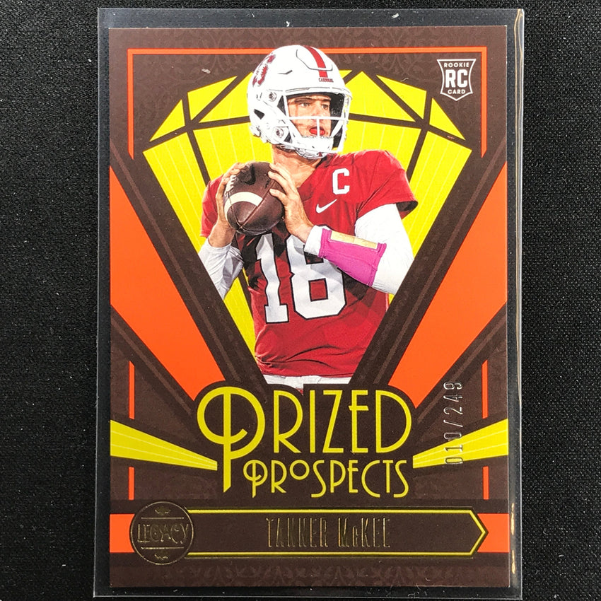 2023 Legacy Tanner Mckee Prized Prospects Rookie Orange /249