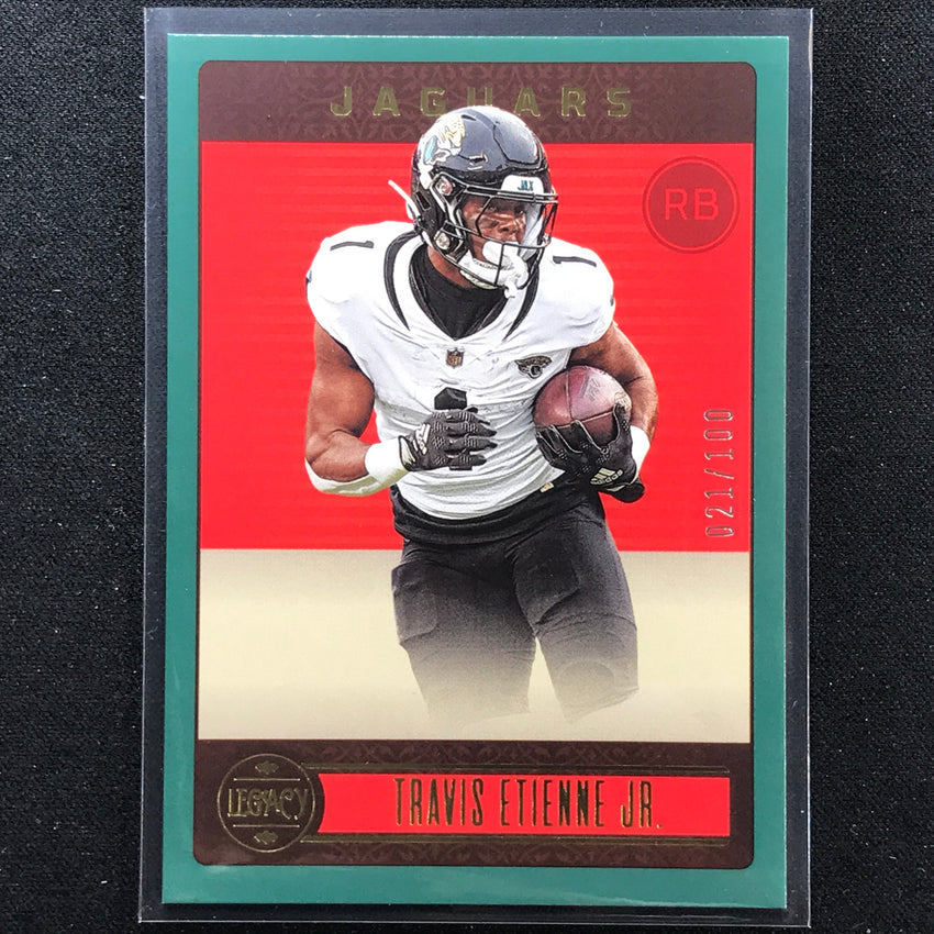 2023 Legacy Travis Etienne Jr. Base Green 21/100