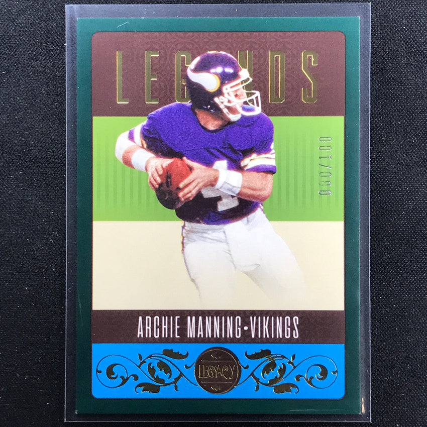 2023 Legacy Archie Manning Legends Green 80/100