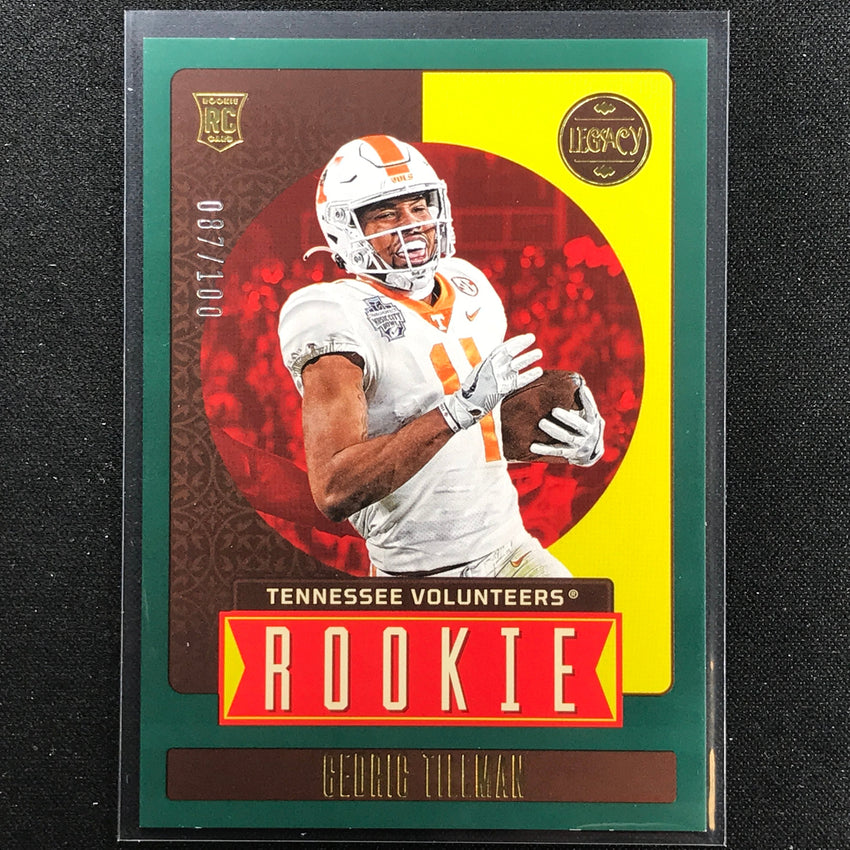 2023 Legacy Cedric Tillman Rookie Green 87/100