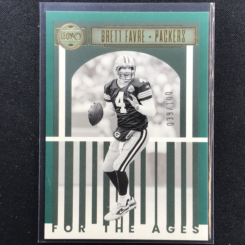 2023 Legacy Brett Favre For The Ages Green 39/100