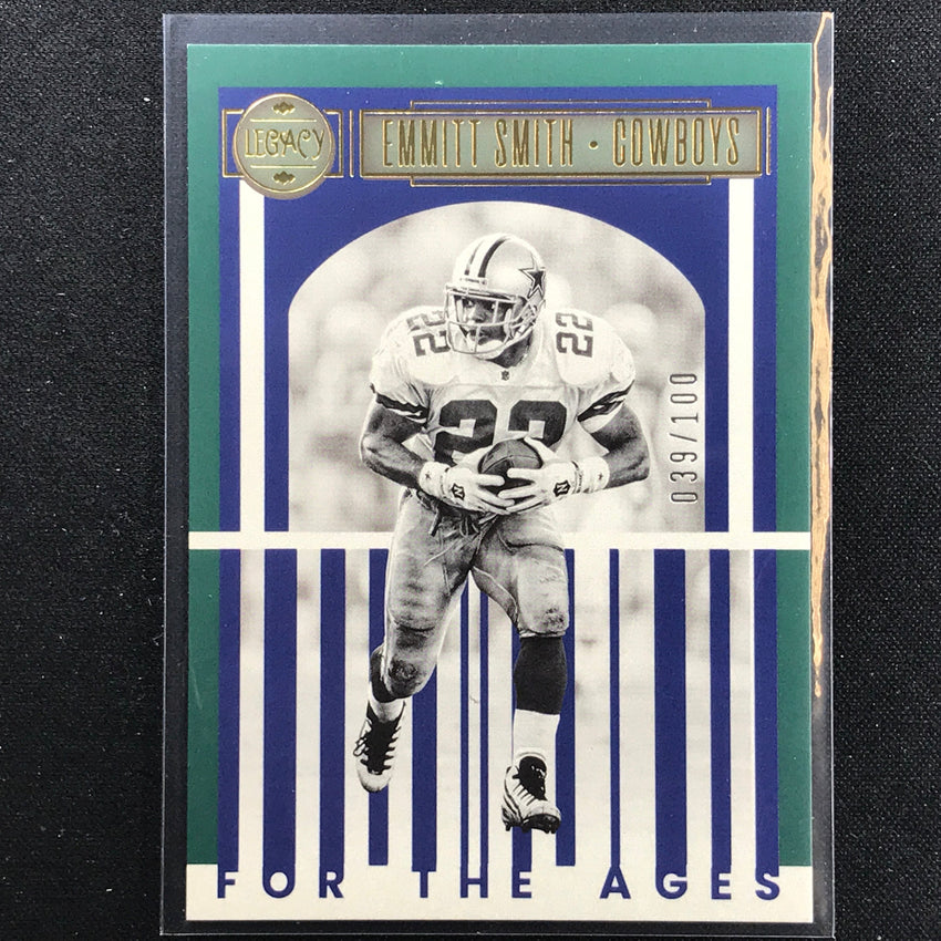 2023 Legacy Emmitt Smith For The Ages Green 39/100