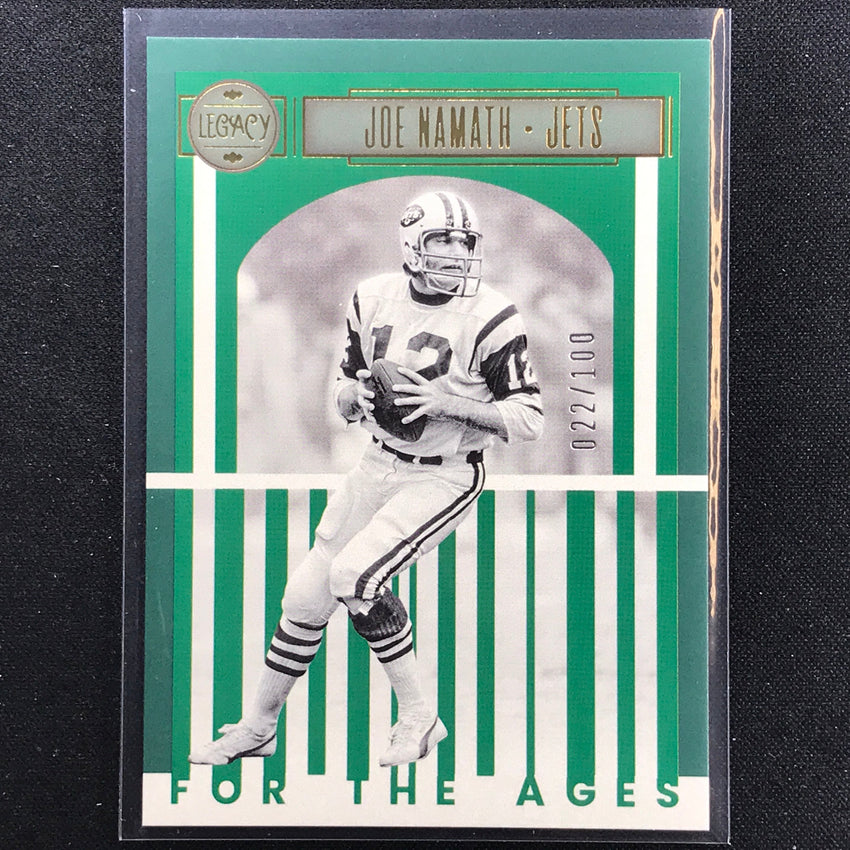 2023 Legacy Joe Namath For The Ages Green 22/100