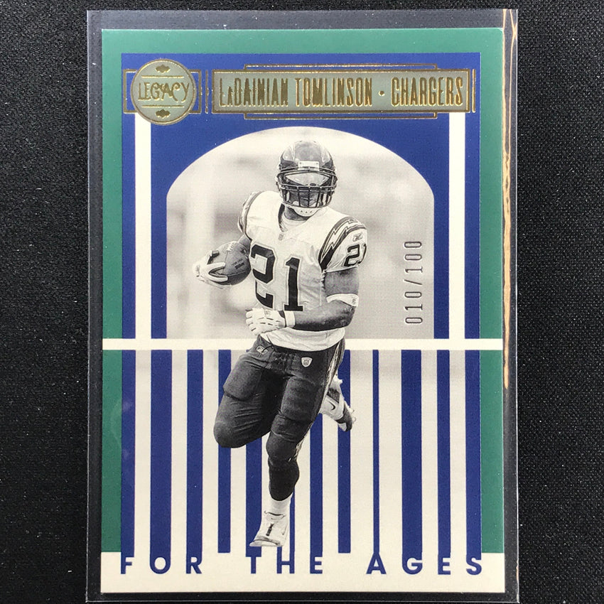 2023 Legacy Ladainian Tomlinson For The Ages Green 10/100