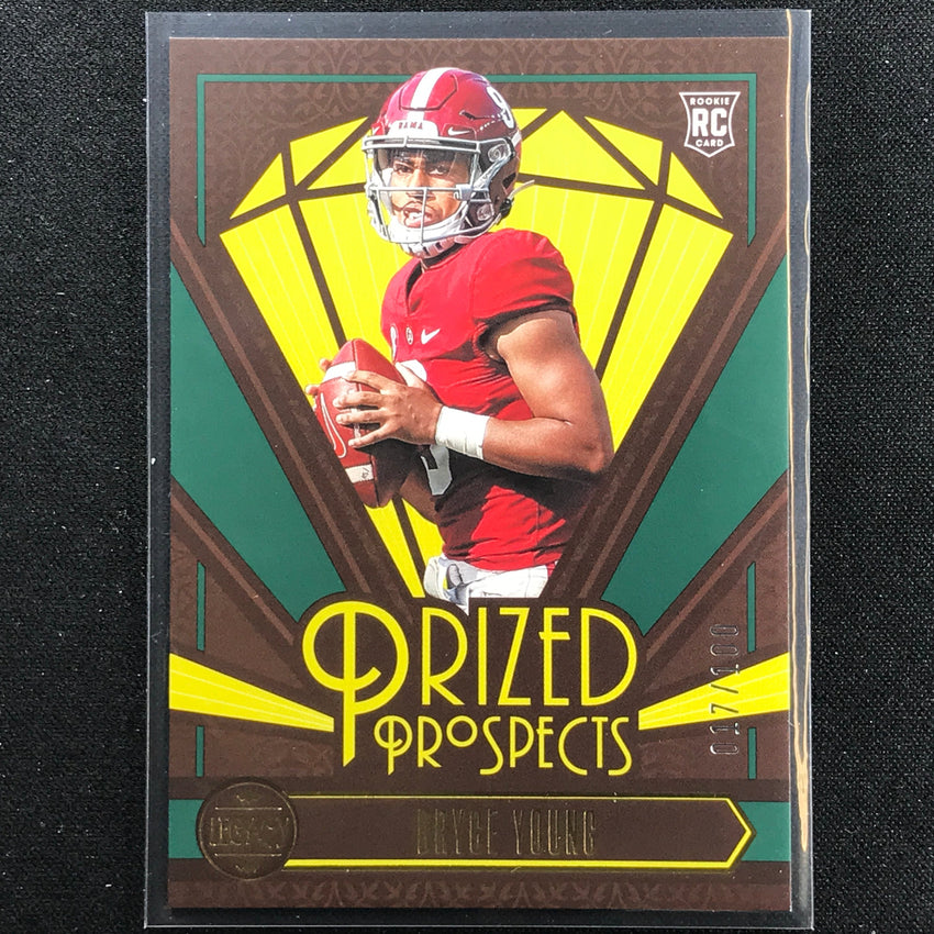 2023 Legacy Bryce Young Prized Prospects Rookie Green 17/100